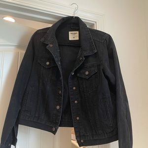 Women’s black jean jacket